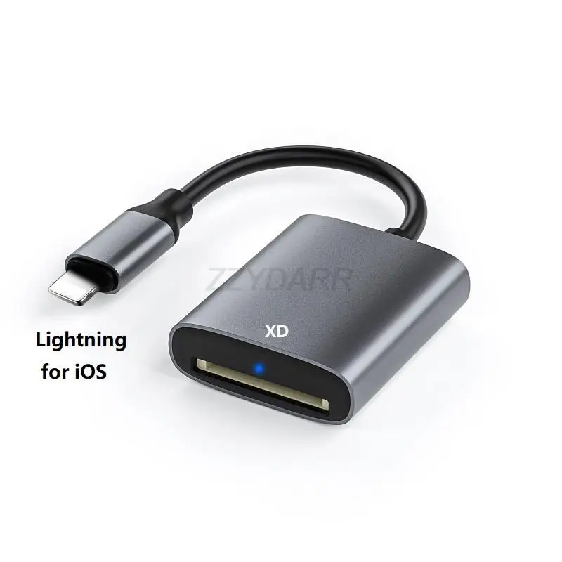 Card Reader XD Picture Card Reader USB C to XD Card Reader iPhone Adapter Compatible iPhone 15/MacBook Pro/Air