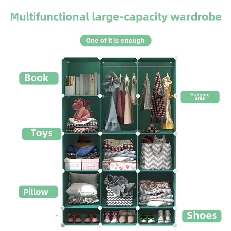 Baby Storage Cabinet Wardrobe Children's Organizer Dresser Montessori Clothes Closet Dresses Girls Armario De Varios Pisos