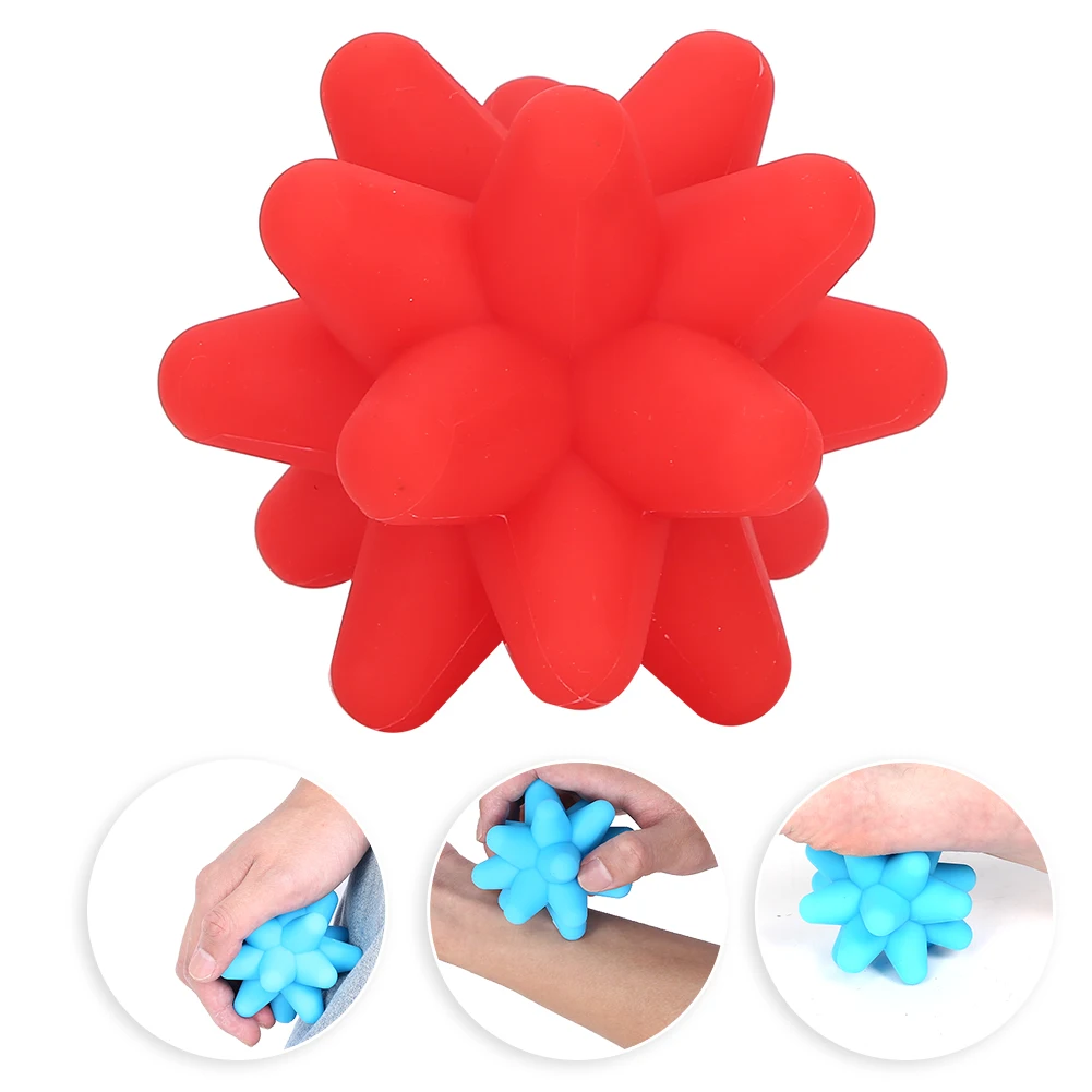 2 Colors Acupoint Massage Ball Muscle Release Deep Tissue Massage Silicone Fitness Ball Fitness Muscle Release