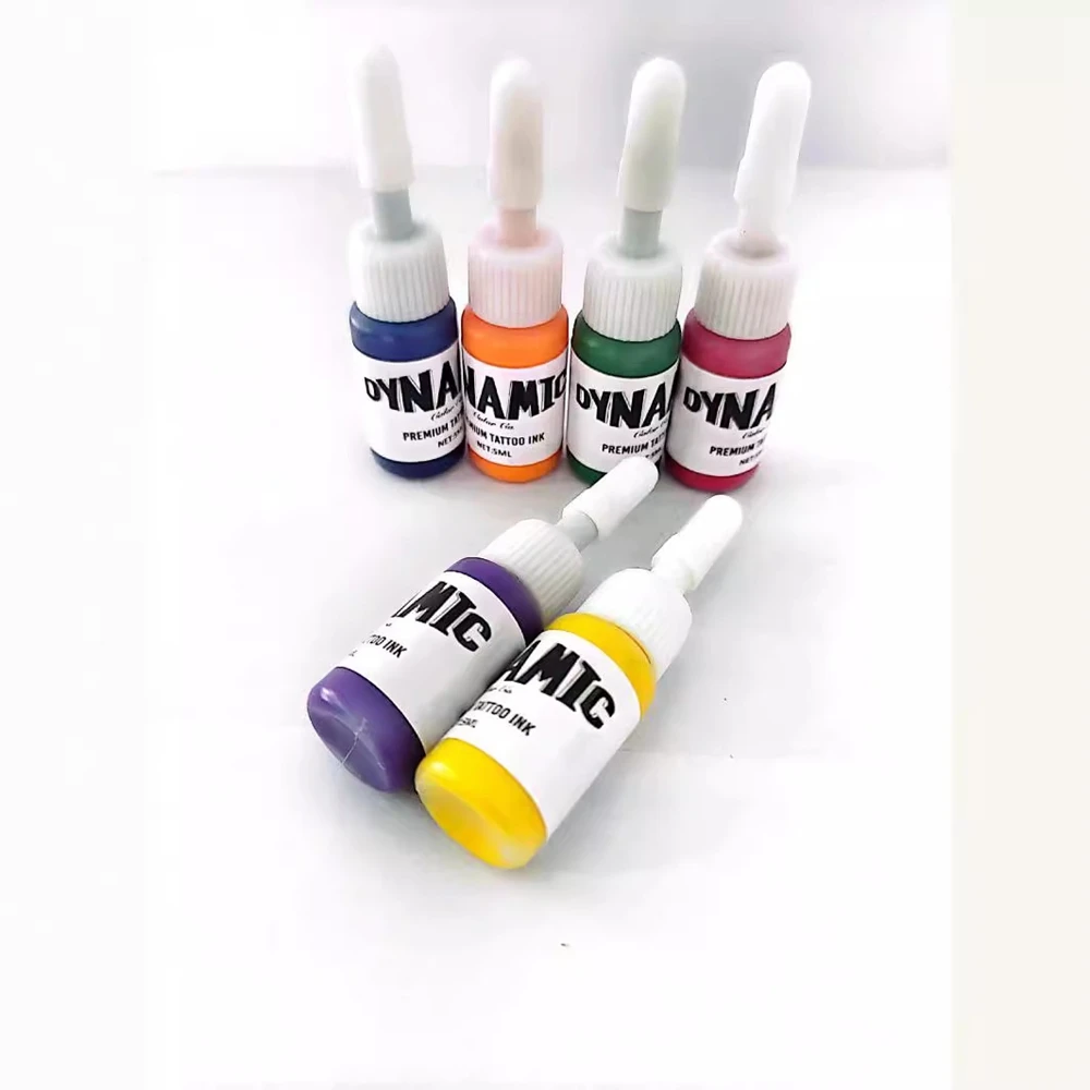 Tattoo Ink Set 10 Complete Colors Pigment Kit 1/6oz (5ml) Tattoo Supply for Kit Body Practice Pigment tattoo ink tattoo ink pigment tattoo ink kit
