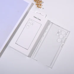 Transparent Shockproof Crystal Clear Phone Protective Case for S23 FE (Transparent)