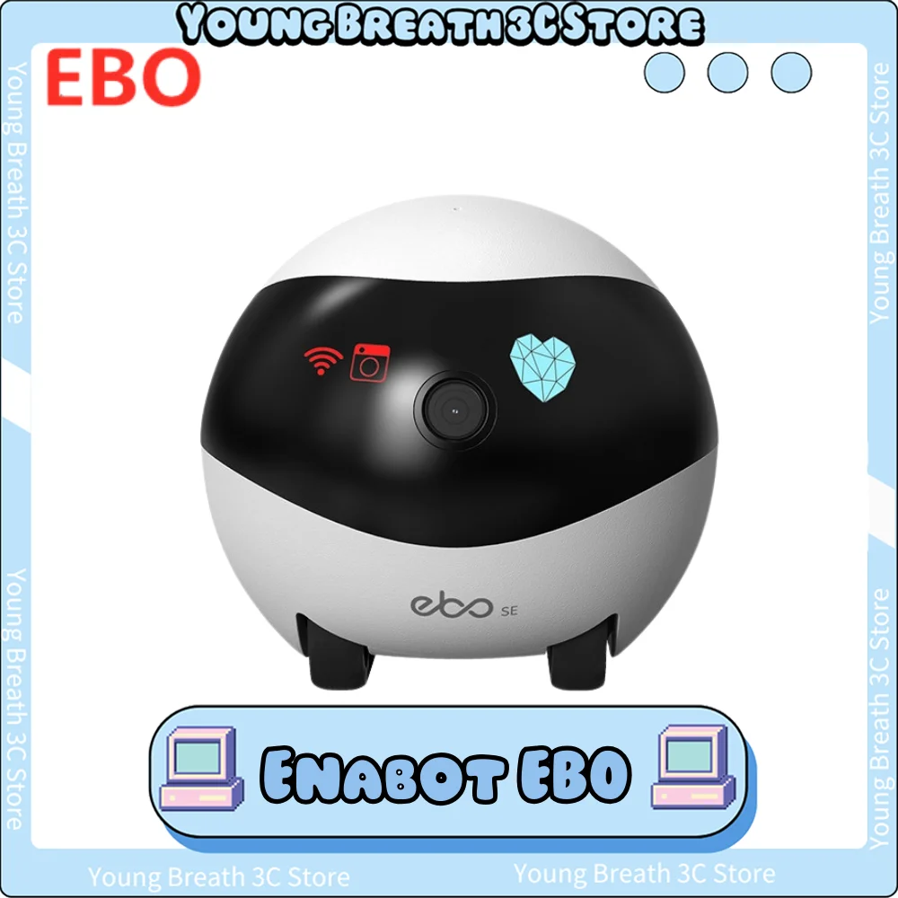 Enabot EBO AIR/EBO SE Intelligent Robot Monitoring Companion Robot Wireless Camera Pet Remote Realtime Control Home Custom