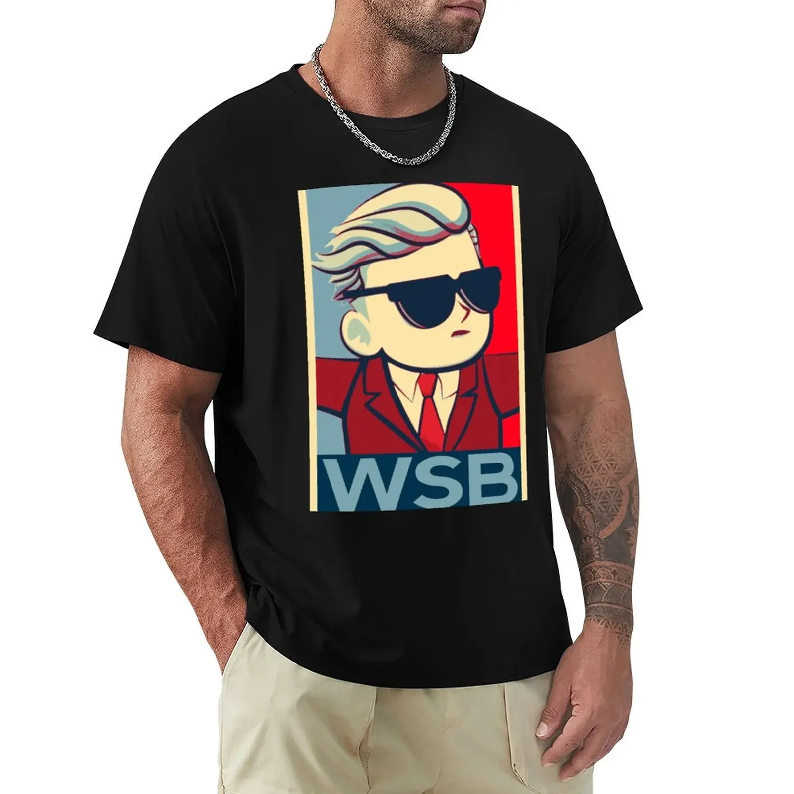 

WallStreetBets - WSB T-Shirt vintage hippie clothes mens plain t shirts
