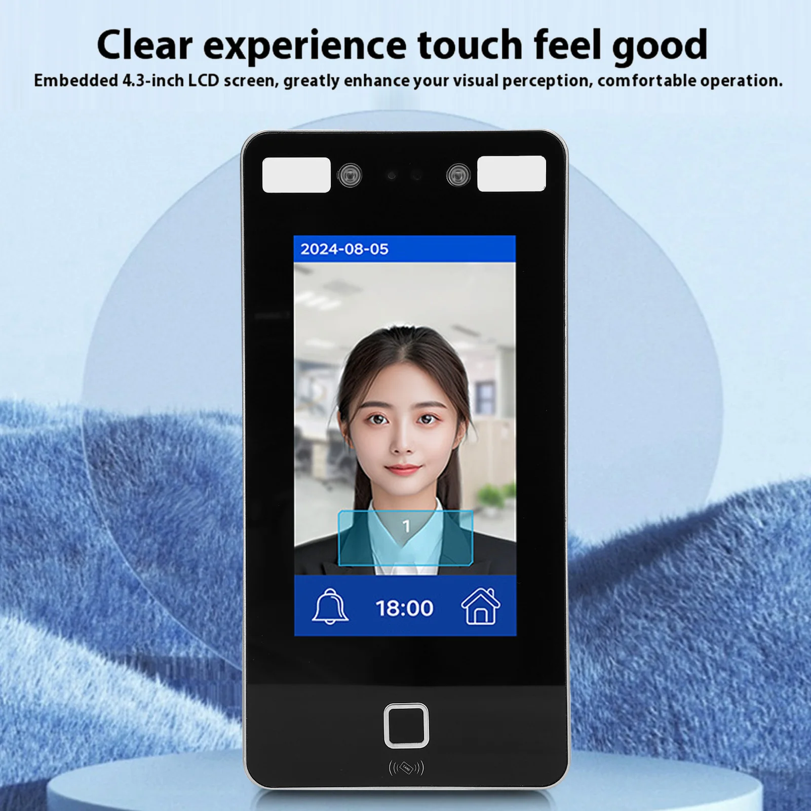Access Control Time Attendance Machine Fingerprint Time Attendance Machine Dynamic Facial Recognition for Office Factory Hotel