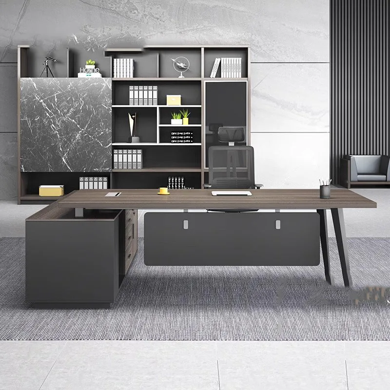 Conferenza Storage Scrivania Da Ufficio Monitor Angolare Stand Up Meeting Boss Luxury Office Desk Banco Da Lavoro Scvania Legno Furniture Hdh
