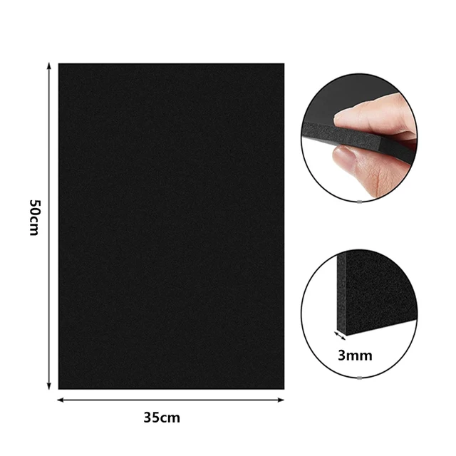 1pcs Both Smooth Environmentally-Friendly 3/5/10 mm Eva Foam Sheets,Craft Handmade Cos play Material 2