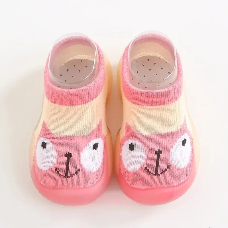 Baby Socks Shoes Boy Girl Fashion Toddler Shoes Anti-Slip Soft Rubber Shoes Animal Style New Arrival Baby First Walker Autumn