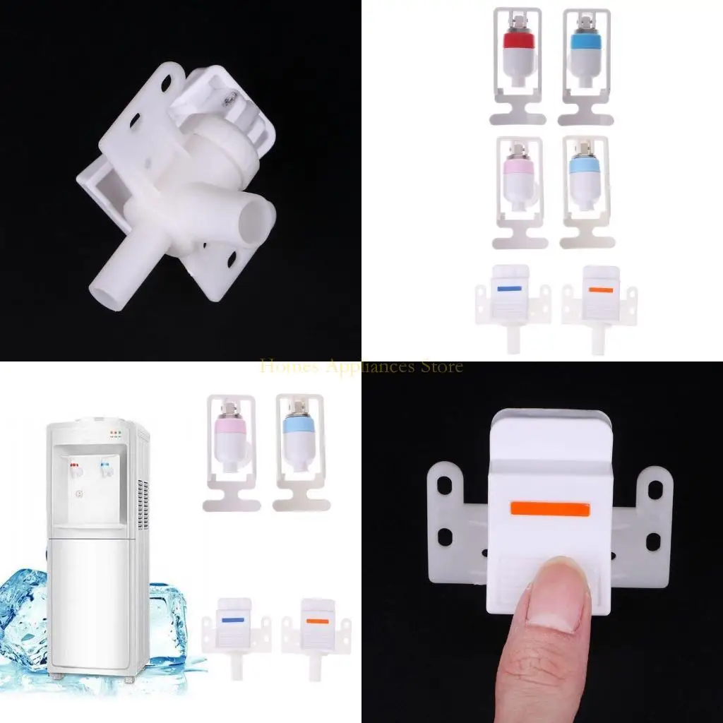 D0AB Push Type Plastic Water Dispenser Faucet Tap Replacement Home Essential Drinking Fountains Parts Bibcocks Accessories