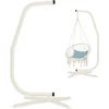 Metal Hanging Hammock C-Stand for Chair/Weather-Resistant Finish, Offset Base - Stand Only 1