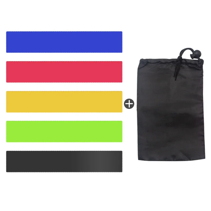 Anel de tensão de látex para ioga, transfronteiriço, elástico, pernas finas, levantamento de quadril, faixa de resistência, musculação, faixa de tensão plana