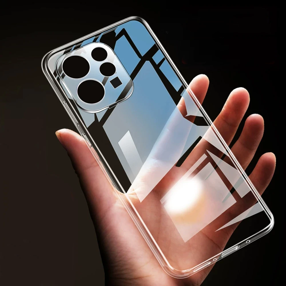 Ultra Thin Soft TPU Transparent Camera Protect Case Cover