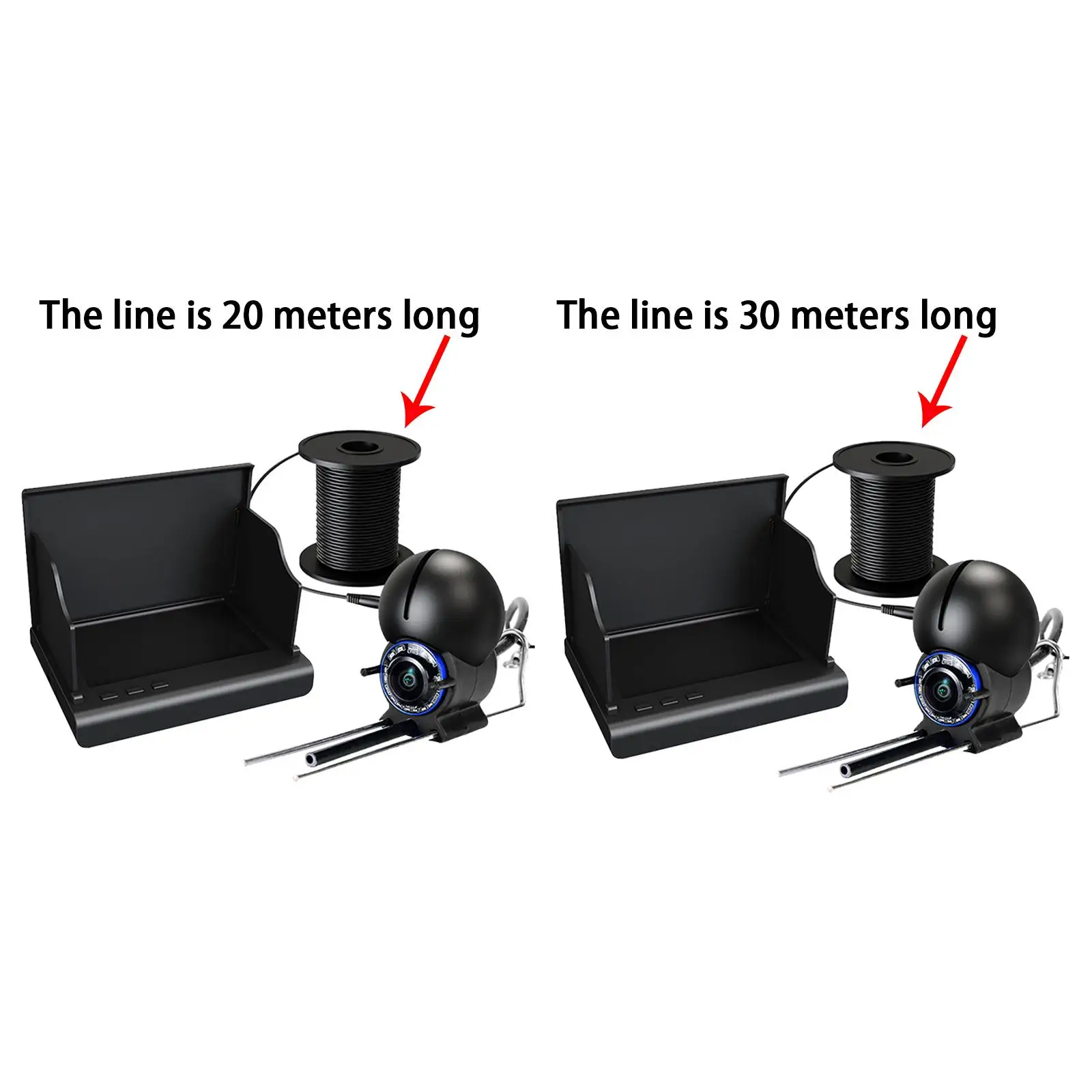 

Fish Finders Waterproof Portable Outdoor Fishing Tackle Removable Equipment for Sea Boat Open Water Water Sports Ice Fishing