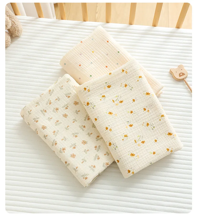 Newborn Baby Muslin Swaddle Blanket For Boys Girls Floral Infant Receiving Blankets Cotton Baby Blanket Swaddle Wrap Essential
