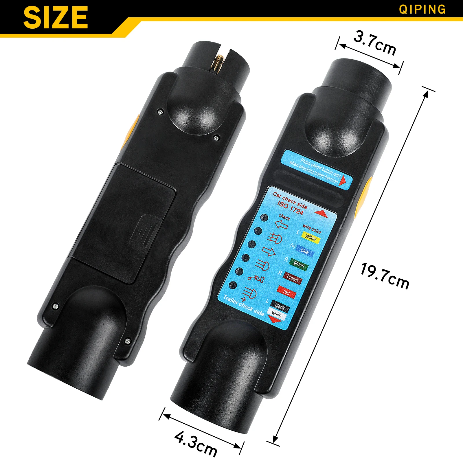 Tester Gancio Di Traino Test Luci Rimorchio Attache Remorque