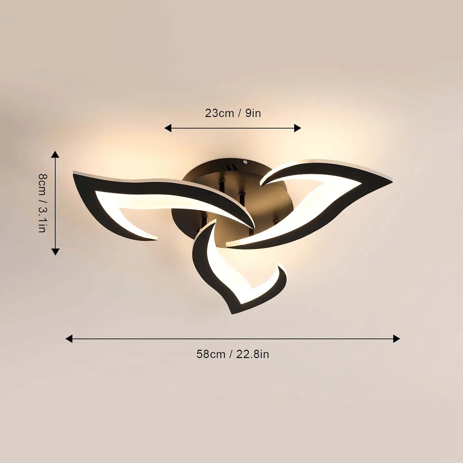 Dimmable LED Ceiling Light,35W Ceiling Lighting with Remote Control Sd1aaf3accc3741f3a843ee1685a96777h