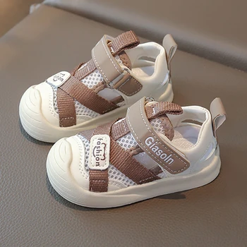 Summer Sport Shoes For Children Mesh Fabric Breathable Boy's Girl's Toddler Shoes Ergonomics Trend Fashion Kid's Sneakers