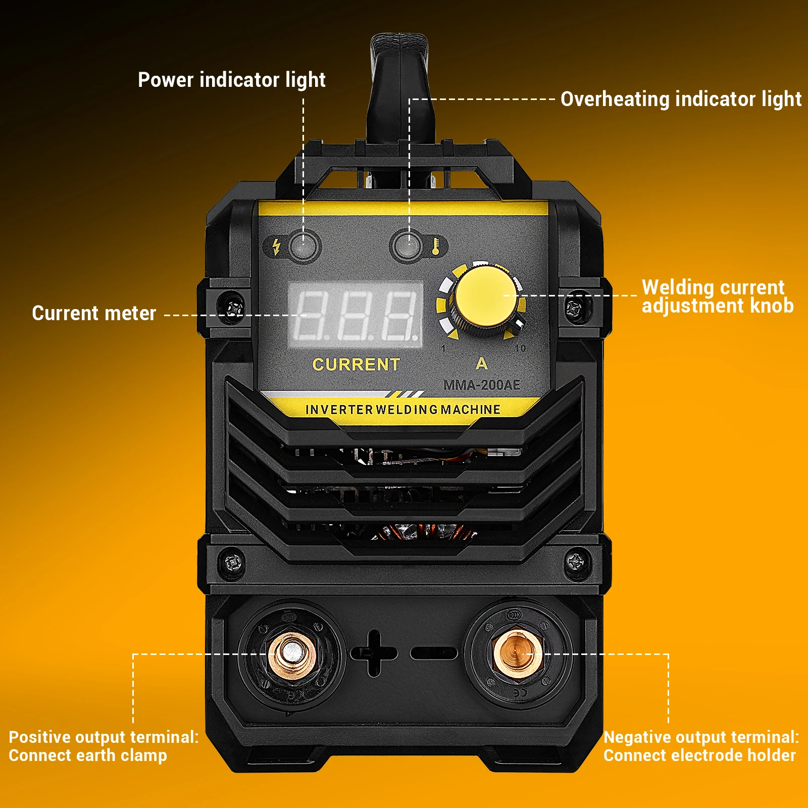 DEKO MMA Series 4.1KVA Inverter Arc Electric Welding Machine 220V MMA Welder for DIY Welding Working and Electric Working 3