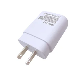 Samsung Genuine 25W Fast Charge Adapter with Type C Cable - 25W White US Charger