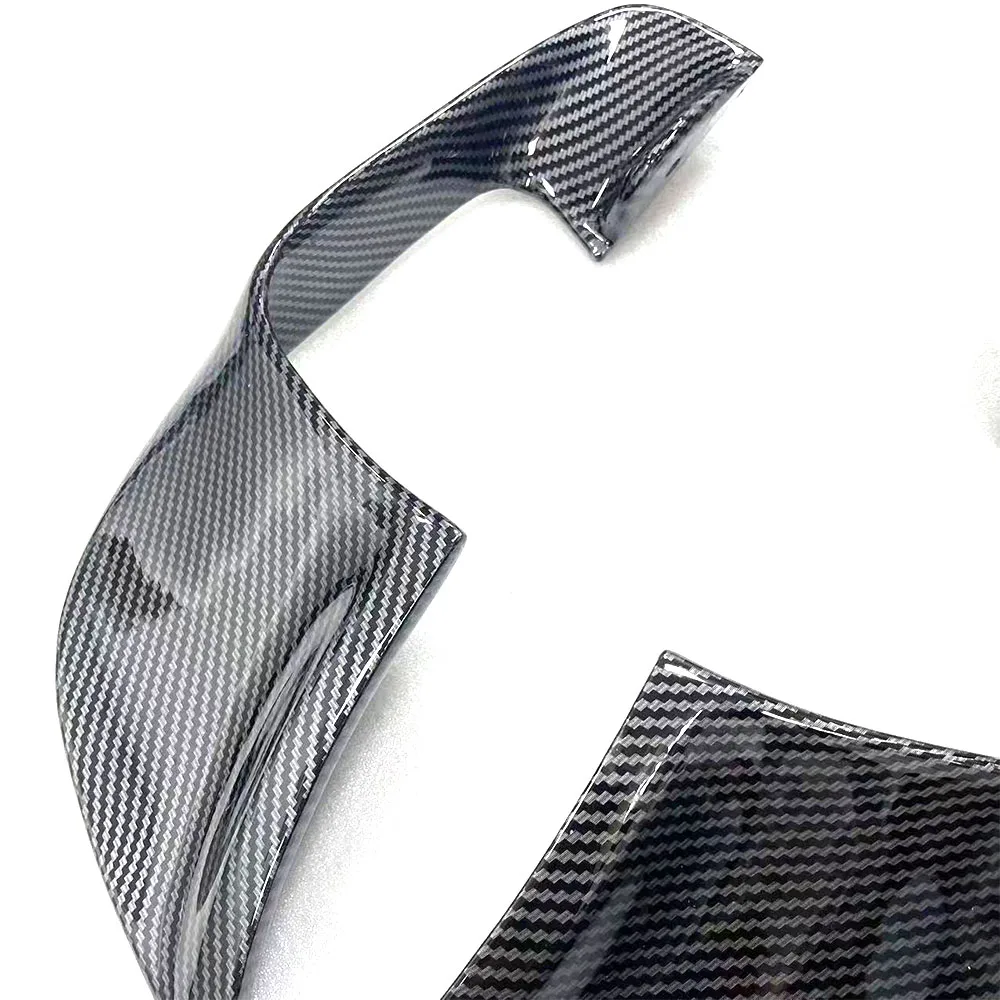 MTKRACING Deflector For YAMAHA YZF-R7 Motorcycle Front Side Spoiler Winglet Aerodynamic Wing ABS Black Spoilers Kit R7