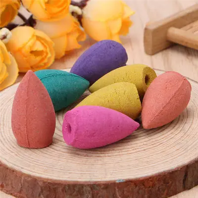 50/100Pcs Incense Cones Use For Backflow Incense Burner Anti-Odour Cone Incense Mix Scent Mixing