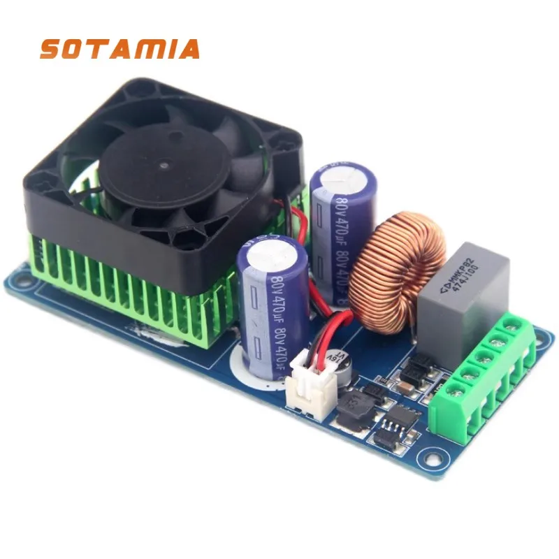 

Усилитель мощности SOTAMIA 500 Вт IRS2092S, аудиоплата, усилитель HIFI для музыки, звука, динамика, усилитель класса D, моно усилитель Super LM3886