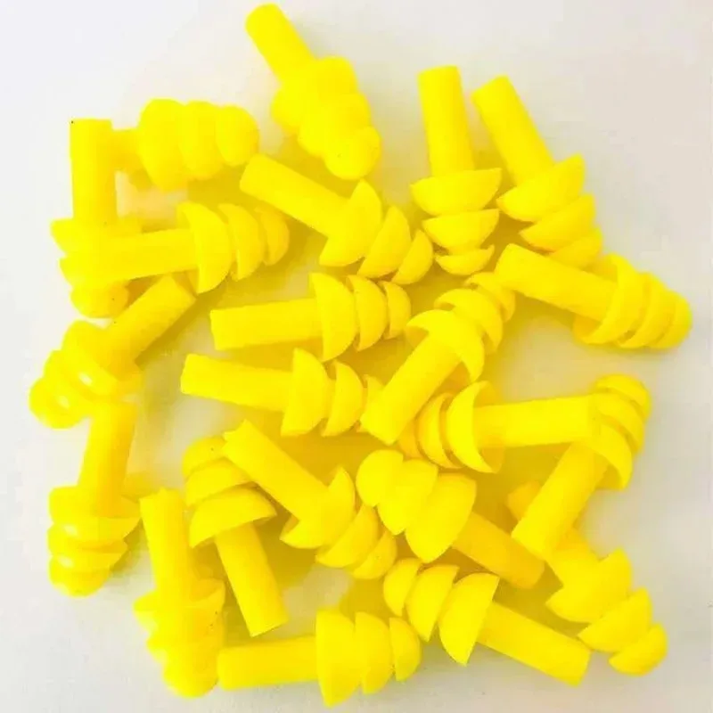 Lot de 10 Bouchons d'Oreilles Antibruit - Protection Auditive Réutilisable
