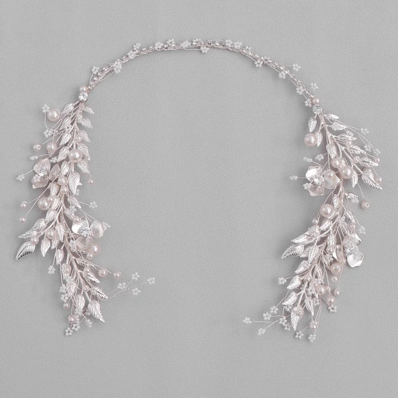 

Pearl Rhinestone Headband Tiara Hairband Wedding Accessories New Design Hair Accessories For Women Rhinestone headband