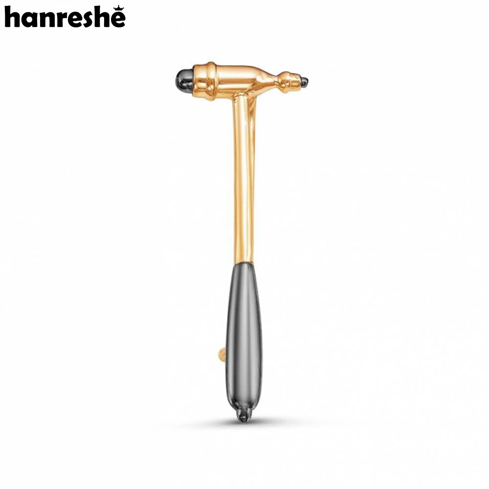 Hanreshe-반사 망치 핀 의료 정신 보석 옷깃 배낭 배지 브로치, 의사 간호사 의학 학생을 위한 선물