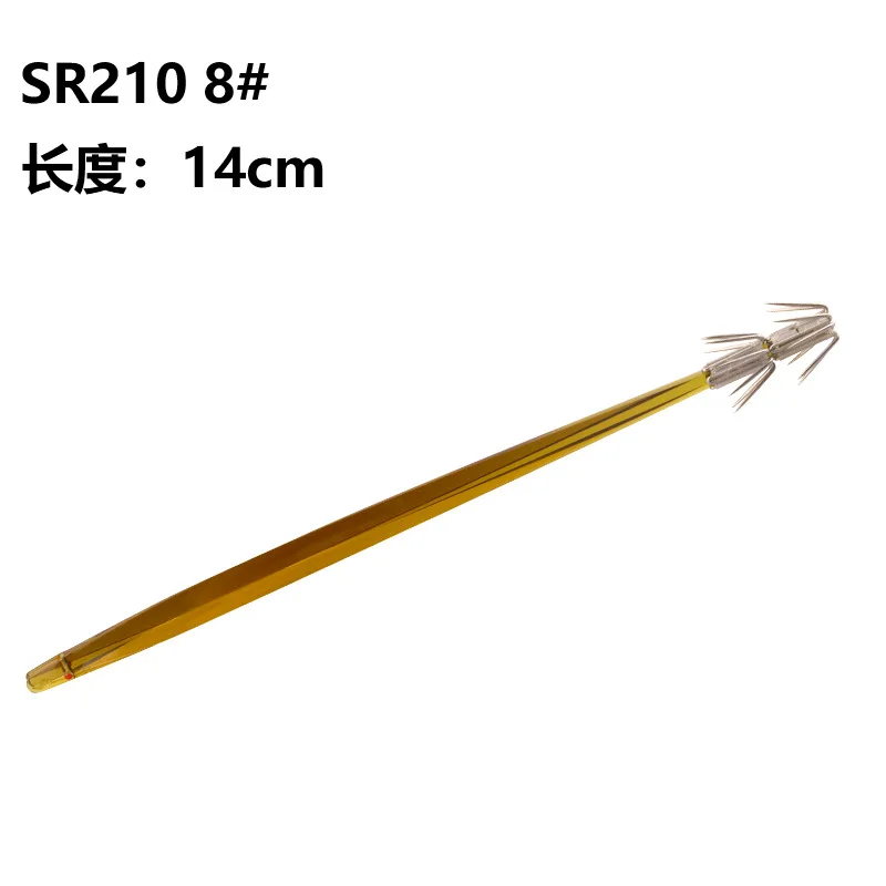 Hayabusa 11cm 14cm Deep Sea Squid Stick Rocket Hook Long Tail EGI