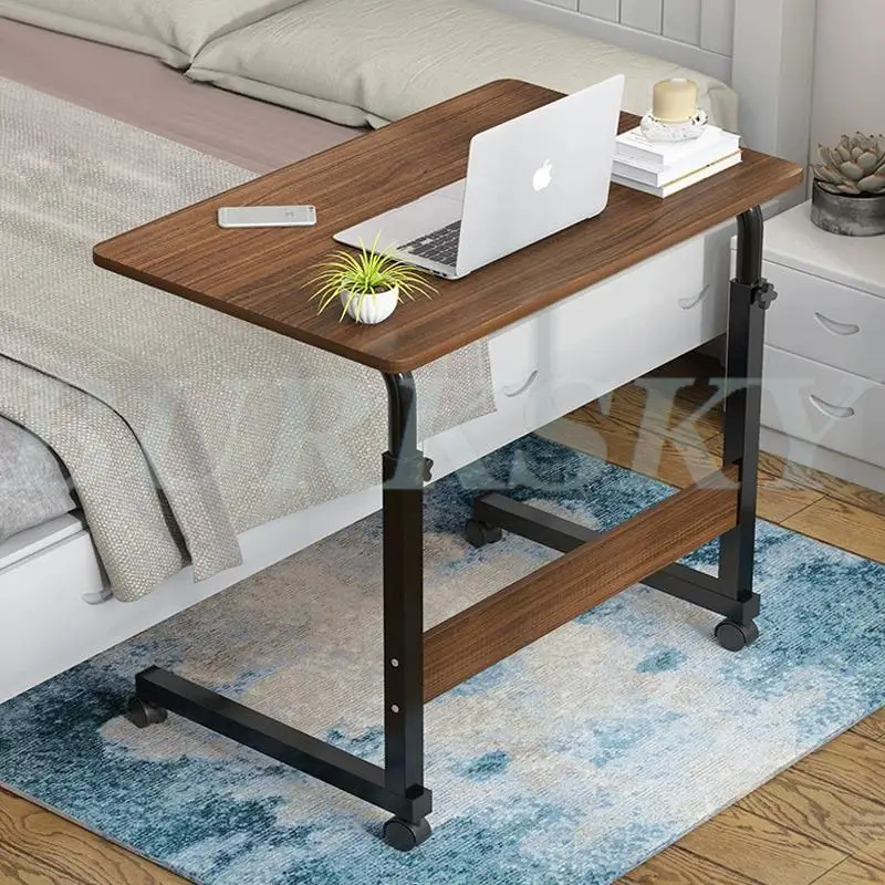 Simple Laptop Desk Lazy Bed Desk Learning Simple Small Table Learning Table Movable Bedside Adjustable Portable Laptop table 6