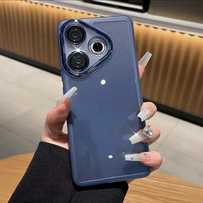 Transparent Soft Silicone Case with Camera Protection and Bumper