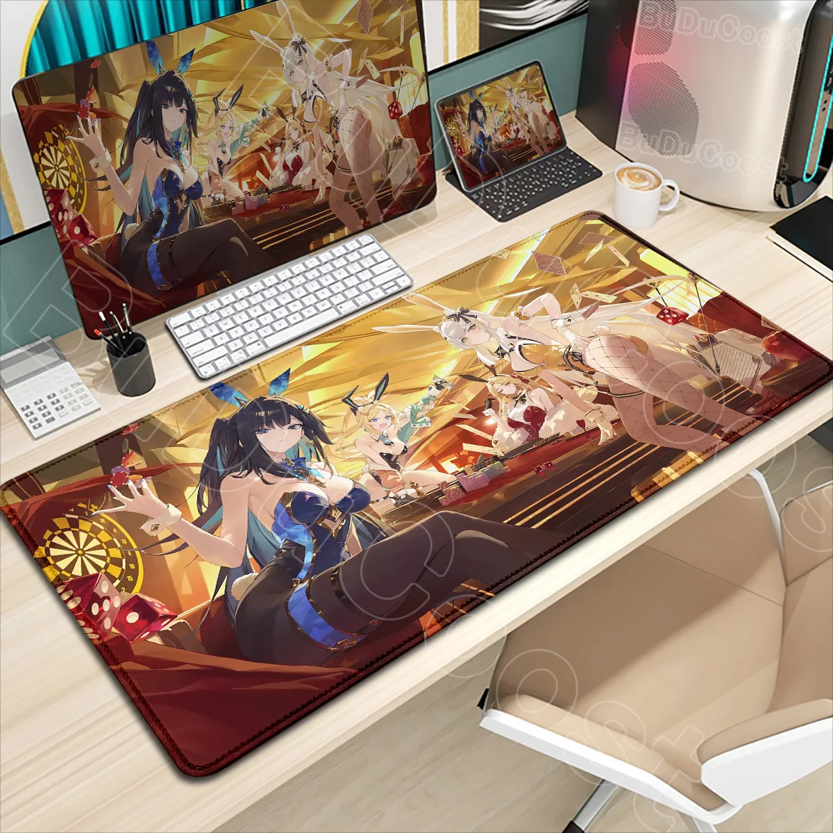 Black Survival Eternal Return Mouse Pad PC Gamer Computer Mousepad Large Size Gaming Accessories Mouse Mat Keyboard Mat Desk Pad