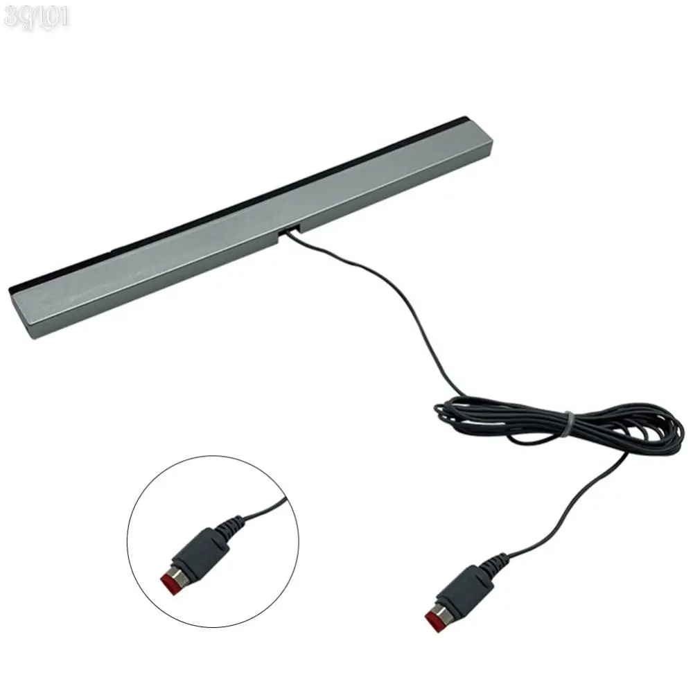Wired Infrared Ray Sensor Bar with Extension Cord Video Game Sensor Bar Wired Motion for Nintendo Wii Wii U Console