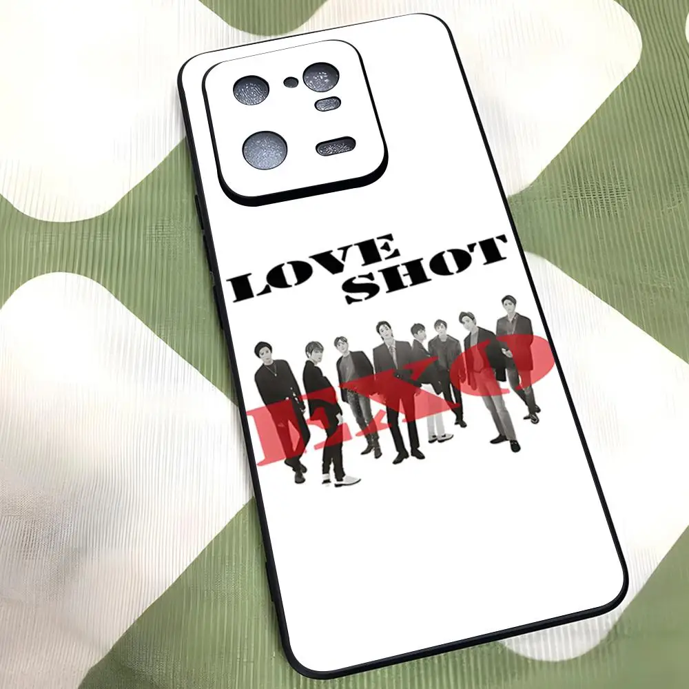 Kpop EXO Silicone Phone Case Stylish Cover