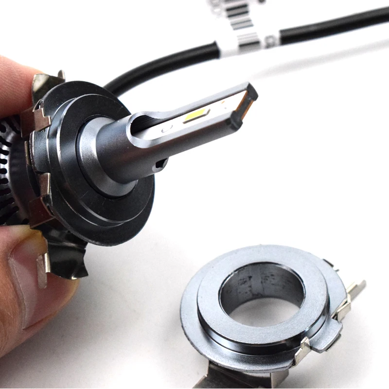 10 Pcs H7 Adapter Headlamp Socket Car Led Bulb Holder Lamp Base For D101