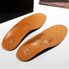Leather Orthopedic Insole Orthotic Arch Support Instep Flat Foot Shoe Pad PU Latex Antibacterial Active Carbon Foot Care Unisex 2
