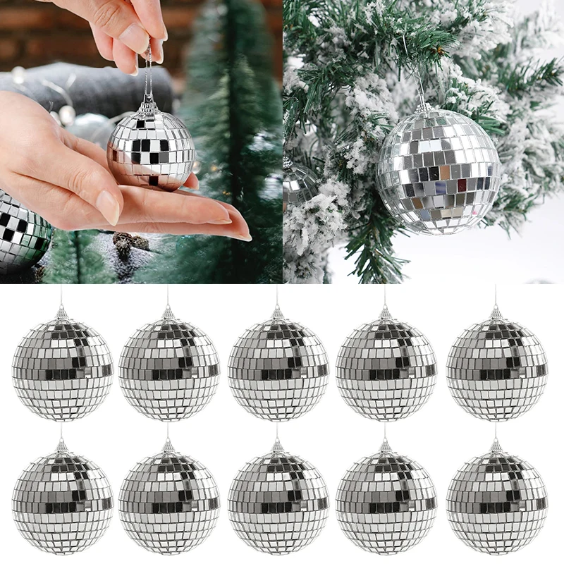 Disco-bal, Spiegelbal Zilveren Vectorelementen Voor De Cadeaudoos Van Groet Het Kunstwerk Feestkaartenpartij Witte Achtergrond Image161491161