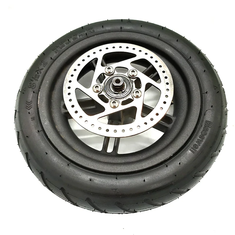 Vacuum Tire Electric Scooter Rear Tire with Wheel Hub Disc Brake Set Scooter Back Tyre Wheel For Xiaomi Mijia M365 Electric Parts