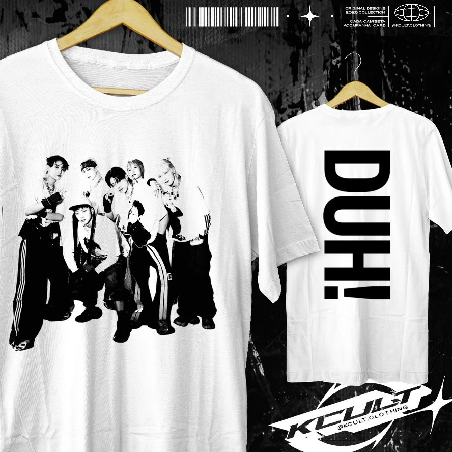 Summer Men P1Harmony 2025 DUH Same T-shirt Kpop Print Summer Short