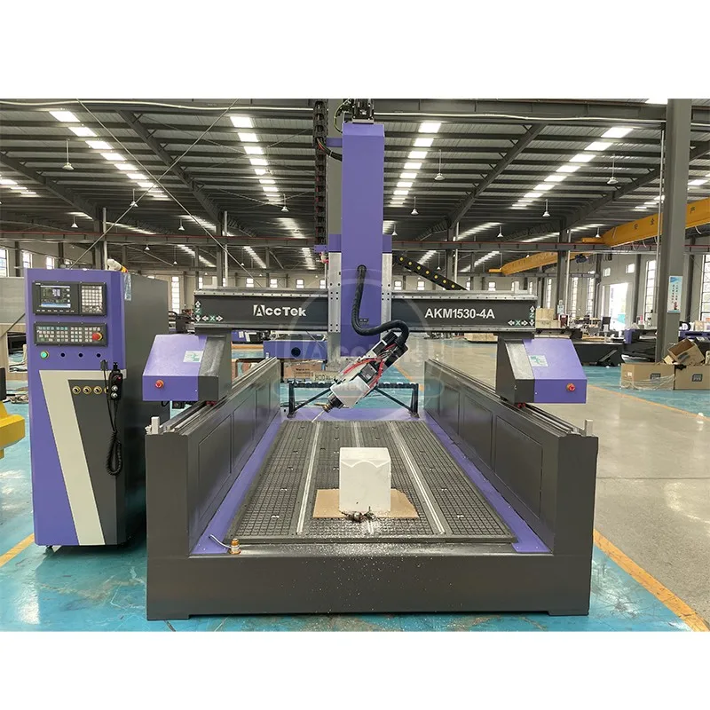

CNC Router 1325 1530 4Axis 9.0kw Metal Engraving Milling Cutting Drilling Machine with Vacuum Table