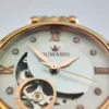 32MM Watches for women MIYOTA 82S0 Automatic Diamond dial Luxury Fashion Vintage Hollowed Quality Customizable Women's watch 5