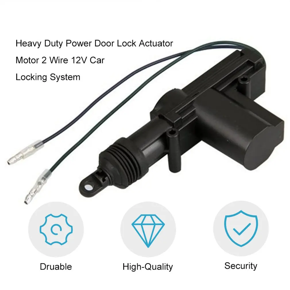 

Hot Universal Heavy Duty Power Door Lock Actuator Motor 2 Wire 12V Car Locking System Actuator Single Gun Type Kit Fast Delivery