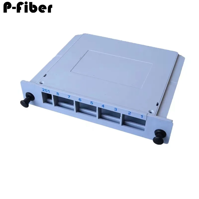 패치 타입 PLC 마이크로 광학 스플리터, 광섬유 패치 박스, 1x8