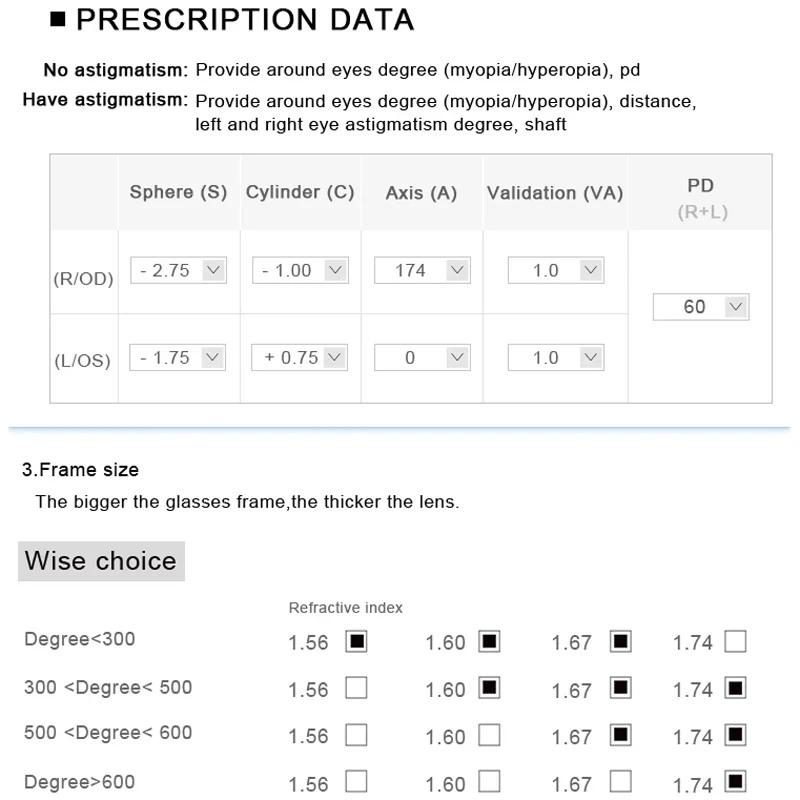 1.56 1.61 1.67 Progressive Multifocal Lenses Spectacles Lenses Prescription Myopia Hyperopia Resistance Short Middle Far Le,optical lenses,prescription lenses,prescription glasses lenses,multifocal glasses lenses