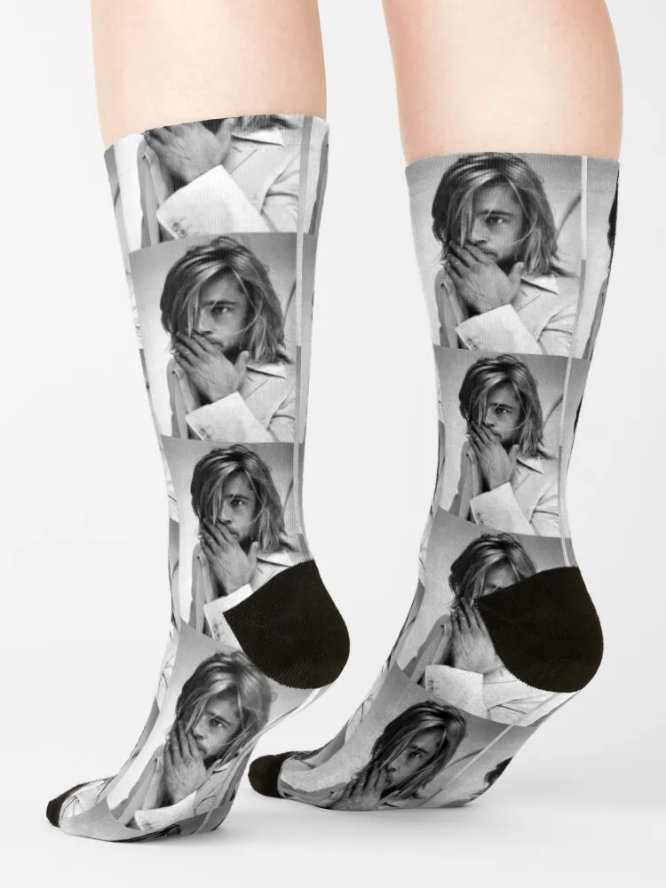 Brad pitt Socks socks for men cotton 100% retro designer socks Socks Men Women's
