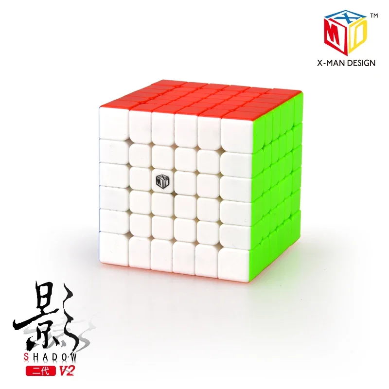 [ECube] QiYi XMD Shadow V2 6x6 Magic Cub QiYi X-Man Shadow V2 M 6x6x6 Magnetic Magic Cube QiYi Magnetic Speed Cube cubo magico 3