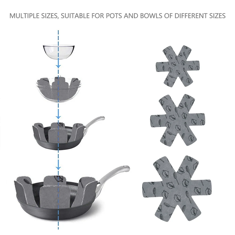 Non-Stick Pot and Pan Protector Pads – Prevent Scratching and Damage in Cookware