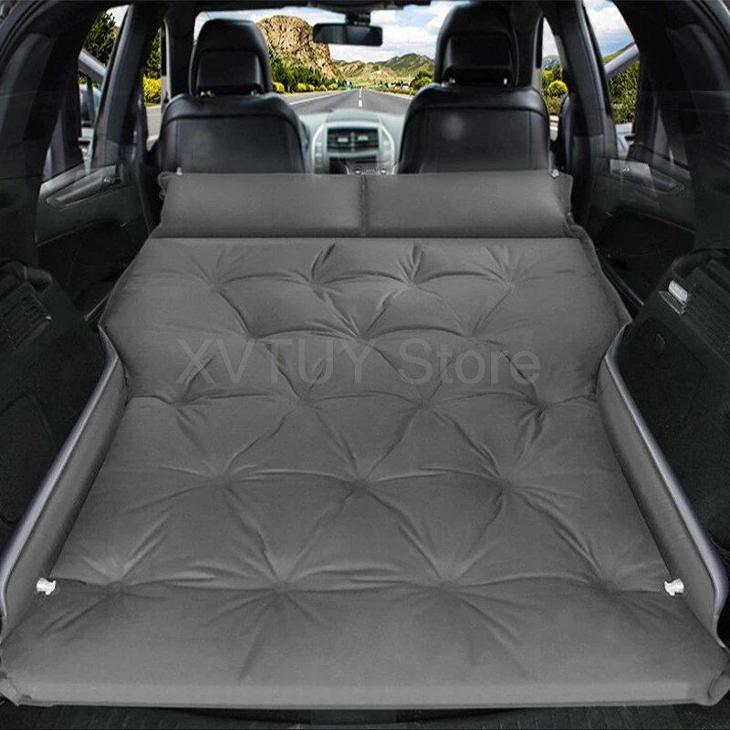 Car Multi-function Sleeping Mattress SUV Auto Comfortable Travel Bed Outdoor Camping Bed Picnic Mat Folding Pad with Pillows