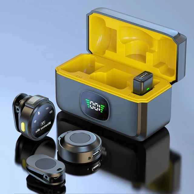 Wireless Lapel Microphone USB-C/iOS Interface Lavalier Mic Noise