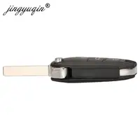 Jingyuqin 433MHz 4A HITAG AES ชิปรีโมท Van Car Flip Key สำหรับ Peugeot Expert 308 3008 2016 + citroen C4แคคตัส2014 + HU83 4